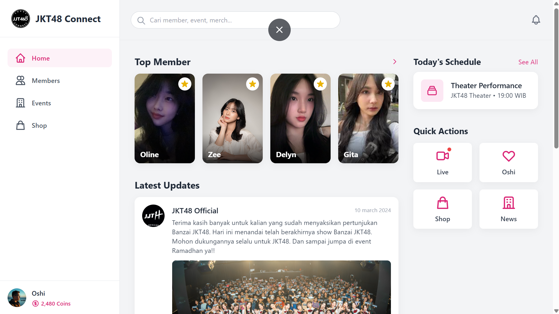 JKT48 Web